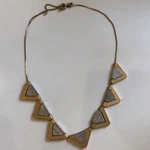 Necklace w Triangle Pendants